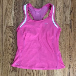 Pink Nike Fit Athletic Tank Top